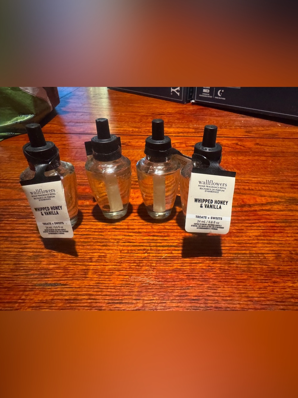 Wallflowers Fragrance Refills - Whipped Honey & Vanilla (Set of 4) 24mL NEW